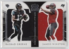 2015 Panini Crown Royale Dual Silhouettes /99 Jameis Winston Rashad Greene 3dc