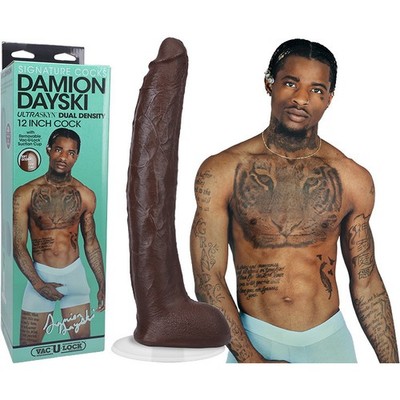 Damion Dayski 12'' Cock - Realistic Ultraskyn Penis Dildo Vac-U-Lock Suction Cup
