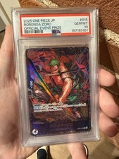 Roronoa Zoro One Piece 2025 Official Event Prize Promo Japanese 015 PSA 10