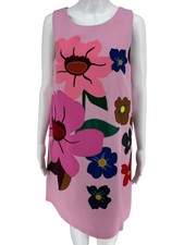 Dolce & Gabbana Appliqué Floral A-Line Dress - Size 10