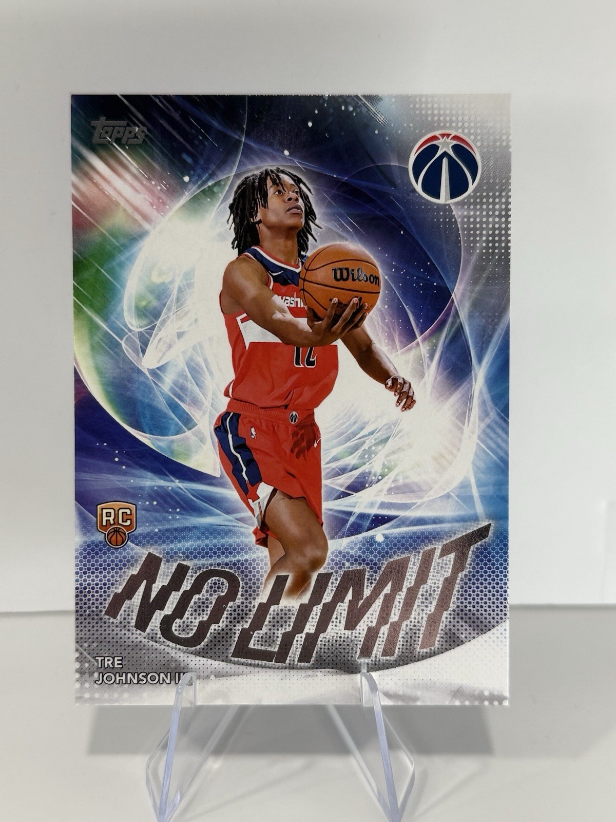 2025-26 Topps No Limit Tre Johnson III RC #NL-6 Washington Wizards