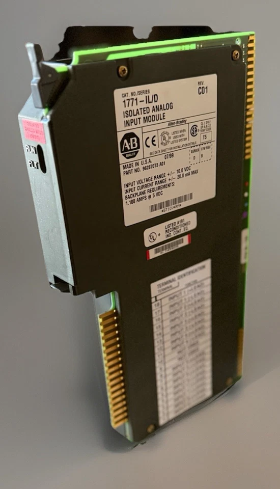 Allen Bradley 1771-IL /D PLC-5 8-Ch Current/Voltage Isolated Analog Input Module - Image 2 of 4