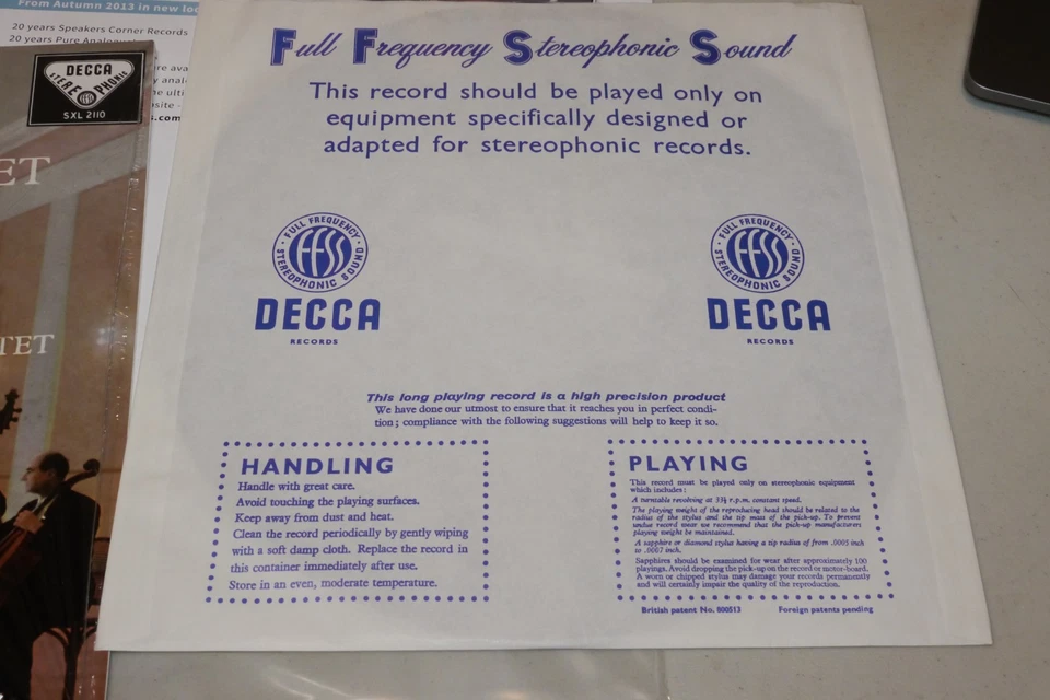 Speakers Corner SCHUBERT "Trout" CURZON/VIENNA 8tet Decca SXL-2110 180g NM - Image 4 of 4