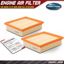 Set of 2 Engine Air Filter for Mazda CX-70 2025 2026 3.3L CX-90 2024 PXFV133A0