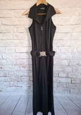 Tuta intera da donna Nicowa pezzo unico taglia D36 S nera