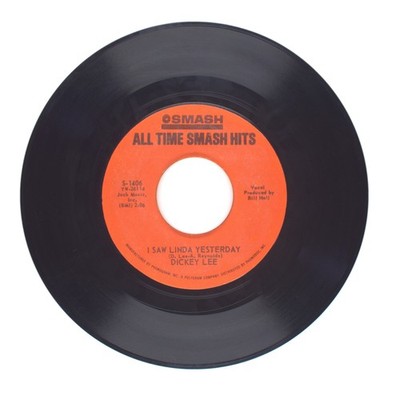 Dickey Lee - I Saw Linda Yesterday; Patches 45 (VG+)