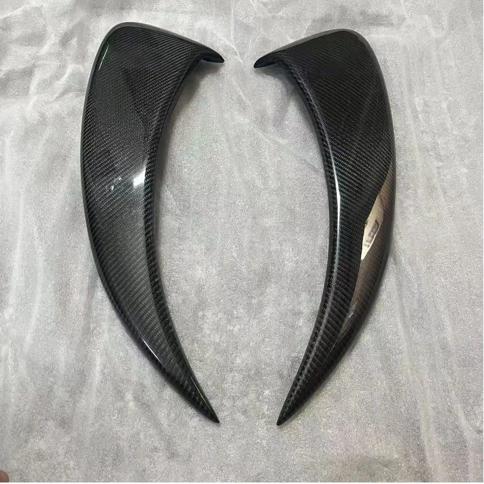 2* para Porsche 981 Boxster Cayman GT4-Style Presa de aire lateral Ventilación de cuchara Fibra de carbono Foto 2 de 4