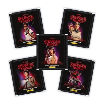 2x Panini Stranger Things Netflix 2025 Sticker Pack One Last Strange Adventure