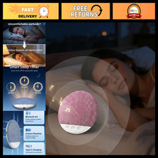 Bluetooth Under Pillow Speaker for Sleep, White Noise Machine Timer, Mini Soun
