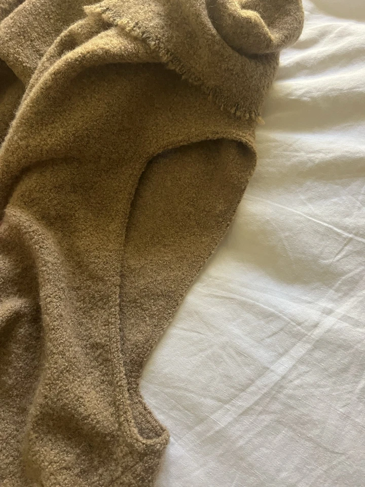 Rag And Bone Long Vest Boucle Camel - Image 4 of 4