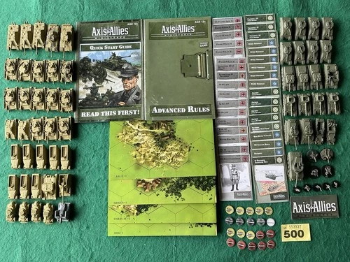 Axis & Allies WW2 Miniatures Wargaming, 15mm Flames Of War Compatible, 56 AFVs
