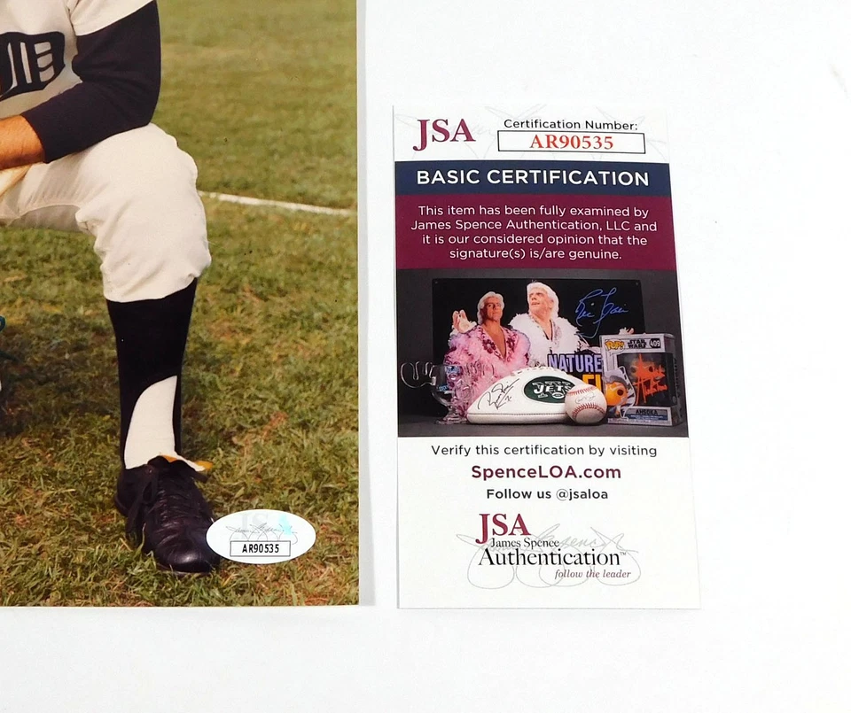 Al Kaline Signed 8 x 10 Color Photo Tigers JSA Auto AR90535 - Image 3 of 3