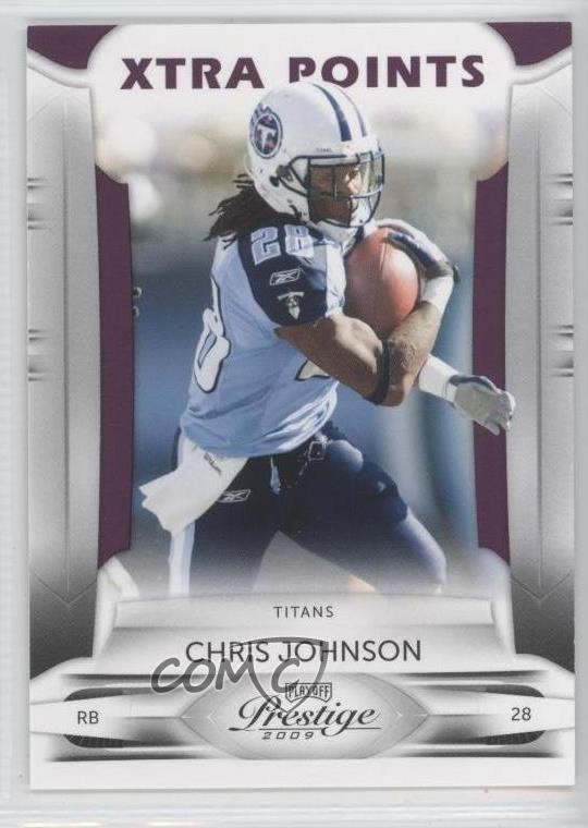 2009 Playoff Prestige Xtra Points Purple 45/50 Chris Johnson #96 0b0