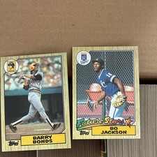 Topps 1987 MLB Baseball Complete Set Standard Cards (Barry Bonds, Bo Jackson)
