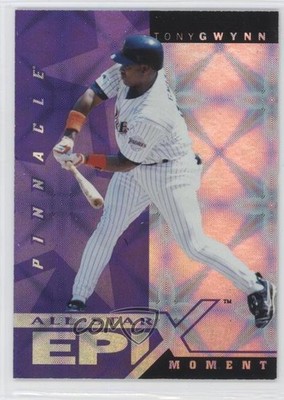 1998 Pinnacle Plus All-Star Epix Moment Purple Tony Gwynn #E9 HOF 2j3