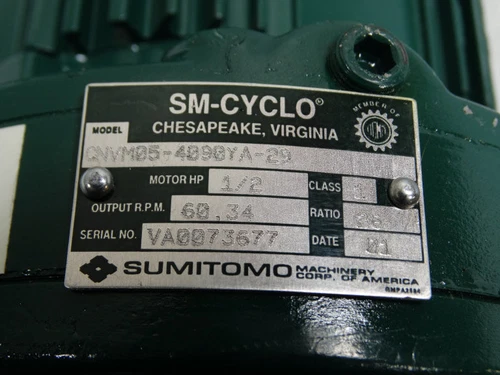 SUMITOMO TC-F W/ CNVM05-4090YA-29 MOTOR - Picture 4 of 4