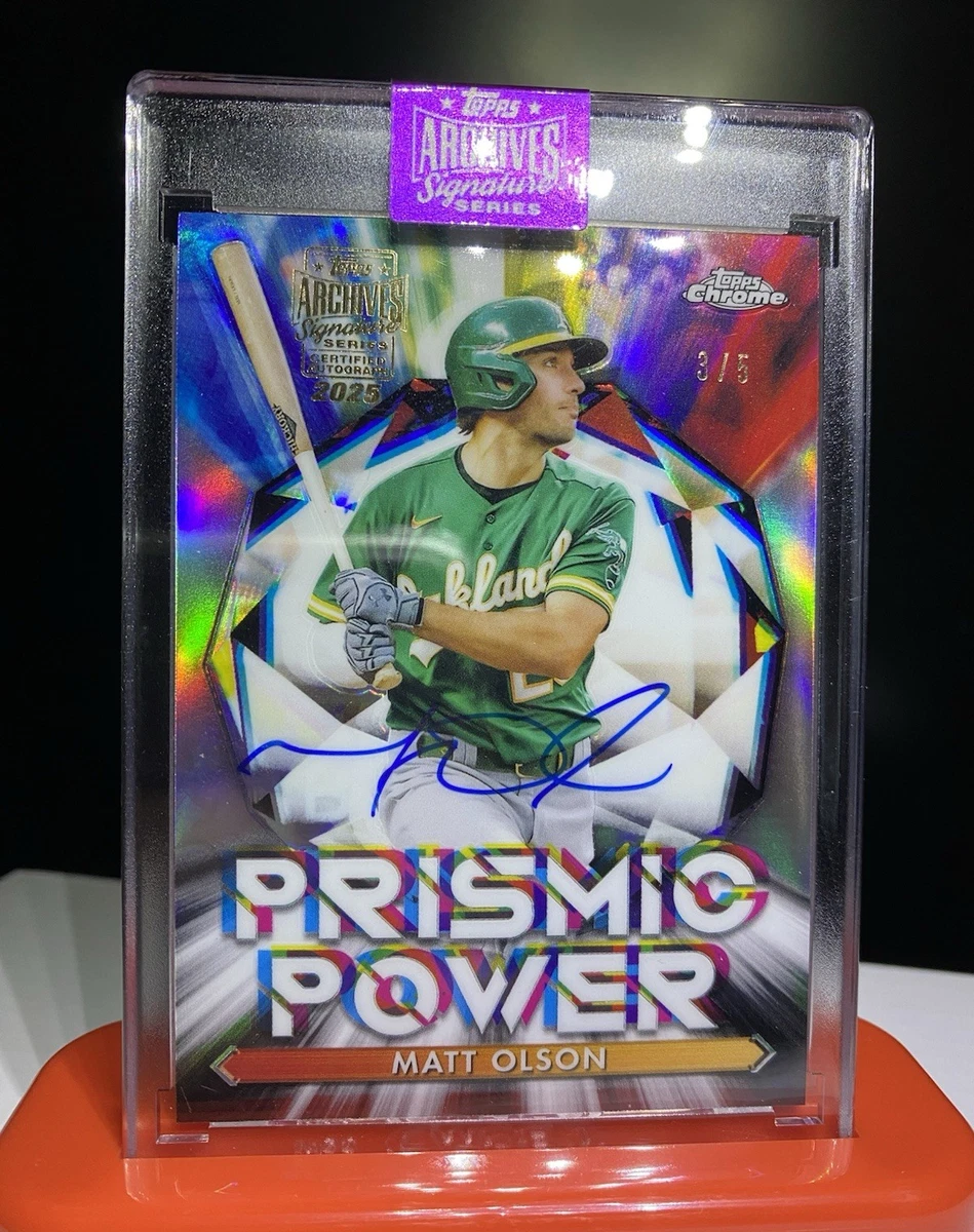 Matt Olson Baseball Sports Trading Cards & Accessories for sale | eBay