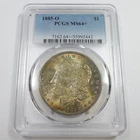 1885 O PCGS MS64+ Plus Toned Silver Morgan Dollar $1 US Coin #58516B