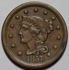 1857-P Large Cent — photo from another recent sale
