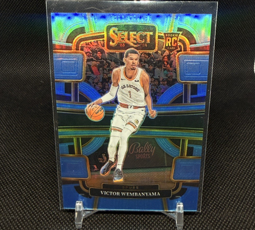 2023-24 Panini Select Victor Wembanyama #87 RC Concourse Light Blue /299