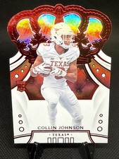 2020 Panini Chronicles Draft Picks Crown Royale Red Rookie #52 Collin Johnson RC