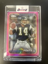💥 2024 Topps Chrome DAN FOUTS #172 PINK REFRACTOR - SP  /399 💥