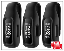 3-Pack Clip Case Accessory for Fitbit Inspire 3/Inspire 2, Black Black Black No