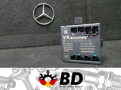 Z80-16 * Mercedes-Benz W212 E-Klasse Türsteuergerät vorne rechts // A2129004502