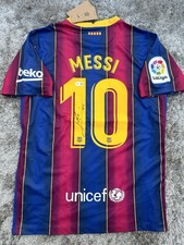 Lionel Messi Signed Barcalona Jersey, Beckett Authentication