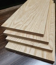1/2" x 6"+ x 18" Red Oak Cabinet Grade Craft Wood / Thinwood Lumber