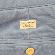Vineyard Vines Chino Pants Youth Size 16 Blue Dress Slacks 28x30 Flat Front