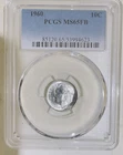 1960 Roosevelt 10c - PCGS MS65 FB