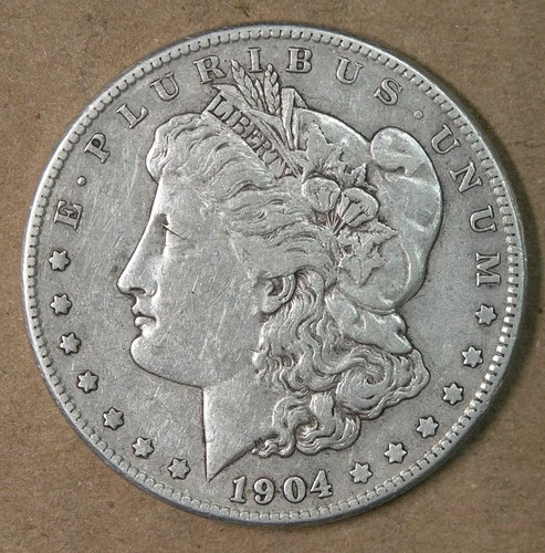 $1 1904-S Morgan Silver Dollar VF-XF San Francisco Mint * AvenueCoin