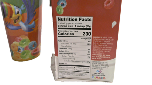 Kellogg's Froot Loops Cereal Straws & Toucan Sam Collectible Cup New G10 - Picture 4 of 4