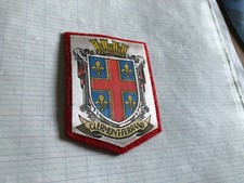 ANCIEN ECUSSON A COUDRE BLASON CLERMONT FERRAND