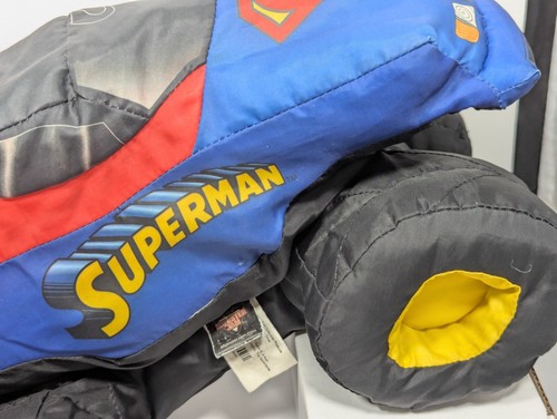 Superman Monster Jam Truck Plush Toy 15in Hot Wheels Nylon Car Plush - Picture 3 of 9