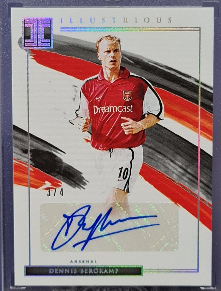 2020 IMPECCABLE EPL DENNIS BERGKAMP ILLUSTRIOUS INK SILVER 2020 IMPECCABLE EPL DENNIS BERGKAMP ILLUSTRIOUS INK SILVER