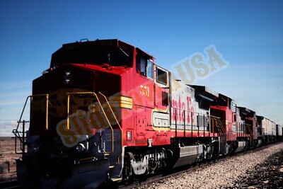 Vtg 1991 Duplicate Train Slide 551 Santa Fe Engine Sun Valley AZ X8L068