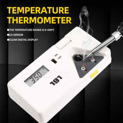 0-600  Soldering Iron Tip Thermometer Convenient For Lead-Solder Measurement