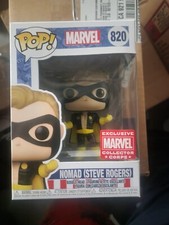 Nomad Steve Rogers Funko Pop 820 Marvel Collector Corps Exclusive