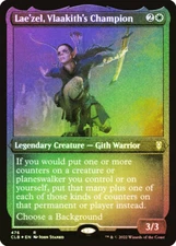 MTG FOIL Lae'zel, Vlaakith's Champion Foil Etched  - Commander Legends: Battle