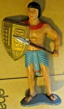 Vintage 1963 Marx EGYPTIAN Warrior Plastic Painted Figure 6"
