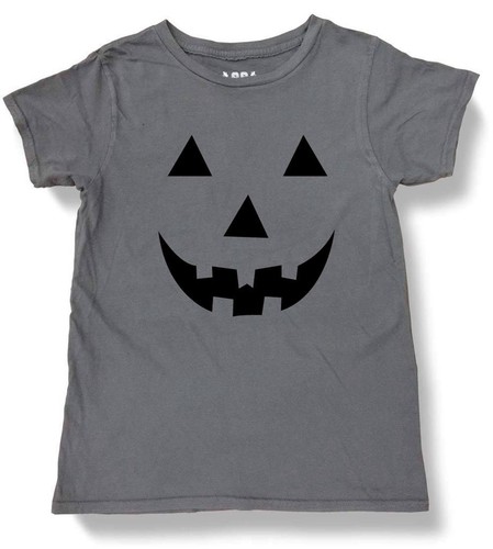 NUEVA CAMISETA PERSONALIZADA DE ALGODÓN PREENCOGIDA PARA NIÑOS NIÑAS HALLOWEEN CALABAZA DIVERTIDA - Imagen 3 de 15