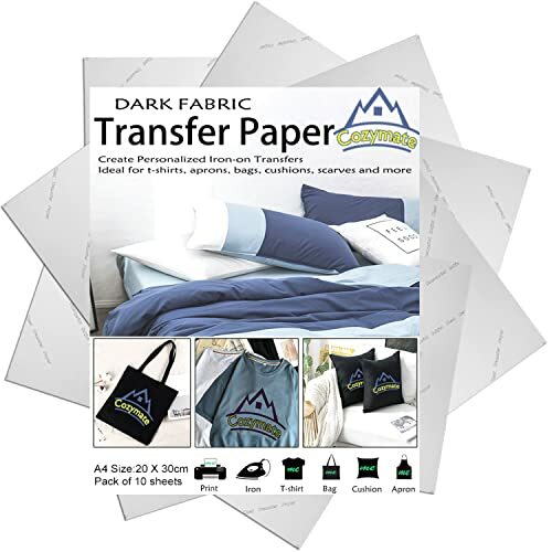 printable heat transfer vinyl inkjet printer iron on htv a4 size for dark fabric for sale online ebay