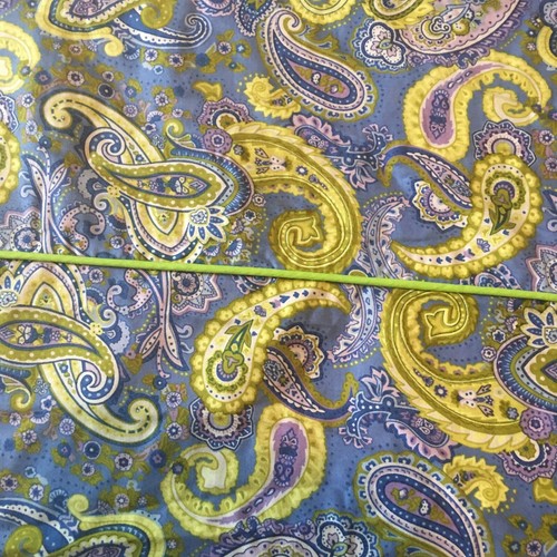 Wake Up Frankie Queen 3PCS Duvet Cover Set Blue Paisley EUC - Picture 2 of 6