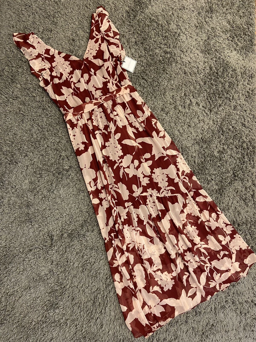 Premier amour long sleeve floral best sale maxi dress
