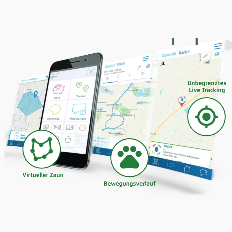 area Pets - GPS-TRACKER FÜR TIERE inklusive Silikon-Manschette - Bild 4 von 4