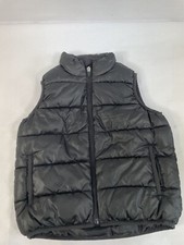Old Navy 1994 Boys Black Padded Full Zip Vest Size XS 5