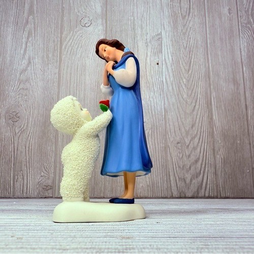 Department 56 Disney Princess Snowbabies "A Rose For Belle" Figurine statue - Picture 7 of 16