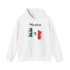 Mexico Flag Hooded Sweatshirt